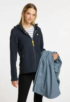 Schmuddelwedda Manteaux De Pluie Manteau Fonctionnel Femme Bleu-gris -Schmuddelwedda Ventes 00bbb98aa8c3de14b7220dc09ed4bb3b
