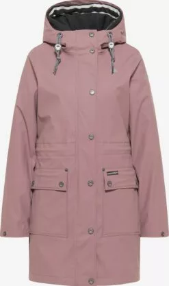 Schmuddelwedda Manteaux De Pluie Manteau Fonctionnel Femme Rose Ancienne