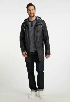 Schmuddelwedda Vestes De Mi-saison Parka Mi-saison Homme Noir -Schmuddelwedda Ventes 07898f6a93e1fe53ac1ec3de652b149b