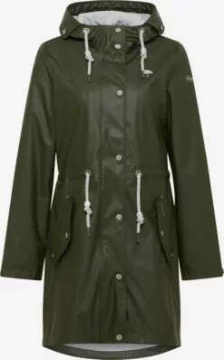 Schmuddelwedda Manteaux De Pluie Manteau Fonctionnel Femme Vert Foncé