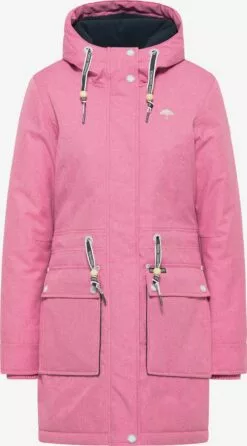 Schmuddelwedda Vestes Dhiver Veste D’hiver Femme Rose Chiné