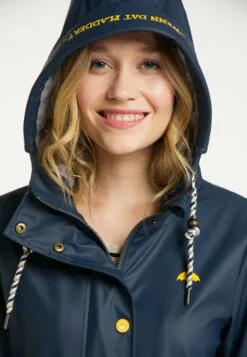 Schmuddelwedda Parkas Parka Mi-saison Femme Marine -Schmuddelwedda Ventes 0d1a64af173425be47981e7b5375ea52
