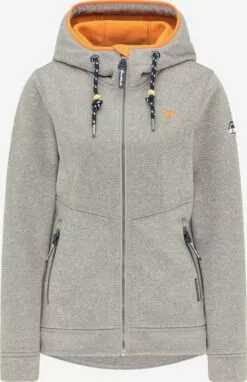 Schmuddelwedda Vestes De Mi-saison Veste Mi-saison Femme Gris Chiné