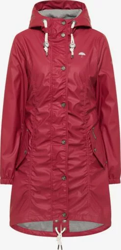 Schmuddelwedda Manteaux De Pluie Manteau Mi-saison Femme Merlot