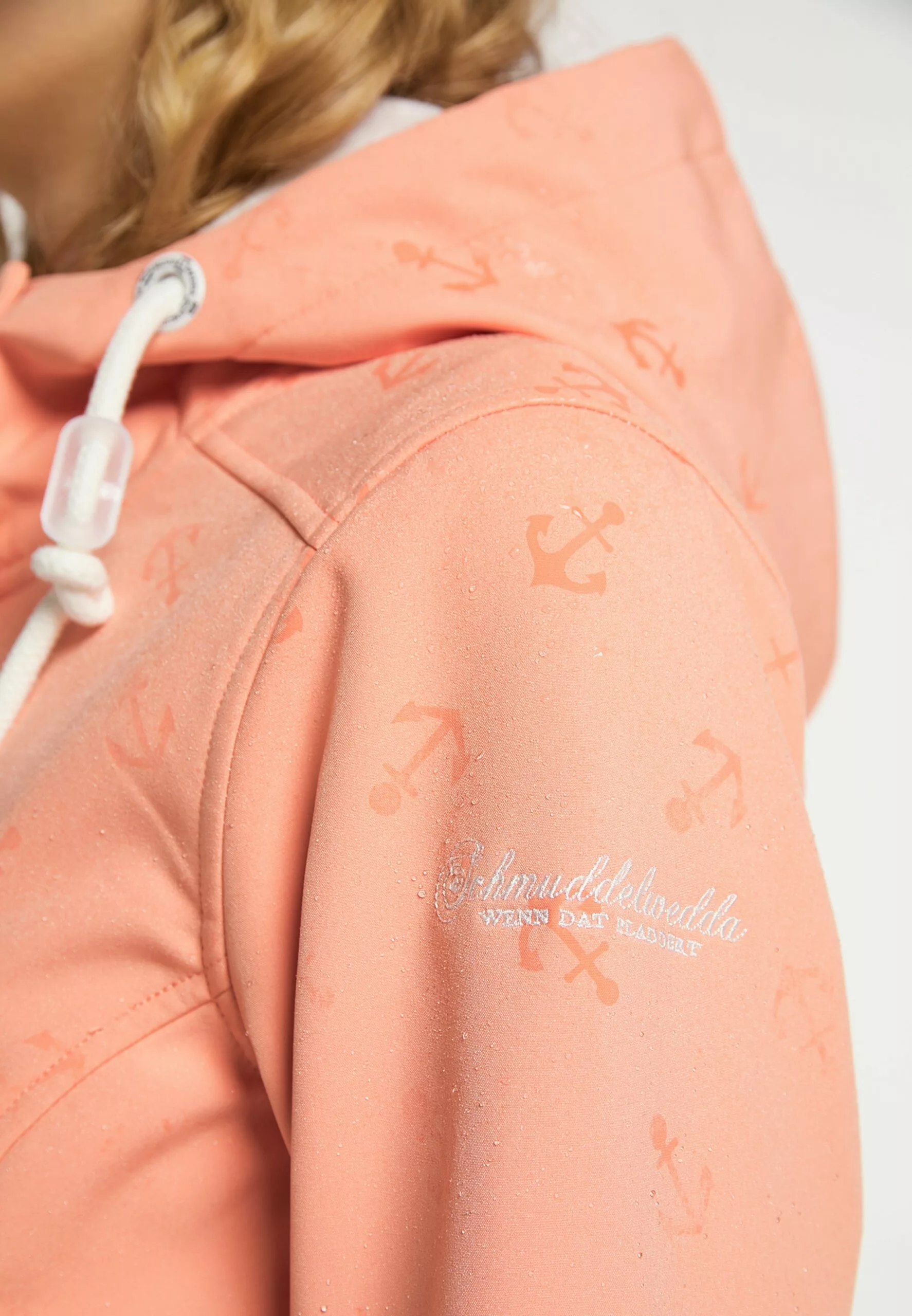 Schmuddelwedda Vestes Dextérieur Veste Fonctionnelle Femme Orange / Saumon 7 Schmuddelwedda Vestes Dextérieur Veste Fonctionnelle Femme Orange / Saumon – Image 5