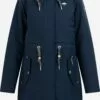 Schmuddelwedda Parkas Parka D’hiver Femme Marine -Schmuddelwedda Ventes 1a0e068a6bb3181c352a68ffaa5e4086