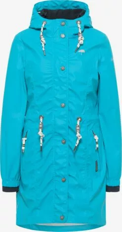 Schmuddelwedda Manteaux De Pluie Manteau Fonctionnel Femme Bleu