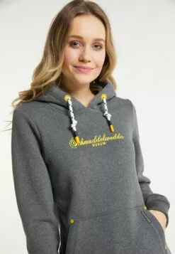 Schmuddelwedda Sweats à Capuche Sweat-shirt Büsum Femme Gris Chiné -Schmuddelwedda Ventes 1df9671677469371a949e97d7bdde324