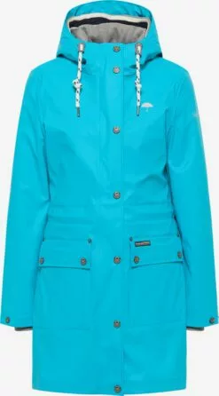 Schmuddelwedda Manteaux De Pluie Manteau Fonctionnel Femme Bleu