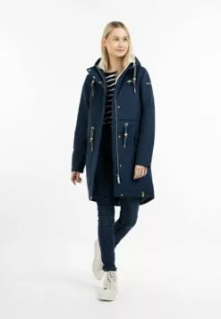 Schmuddelwedda Parkas Parka D’hiver Femme Marine -Schmuddelwedda Ventes 237c7b17c70dfab575a98454014f8fc1