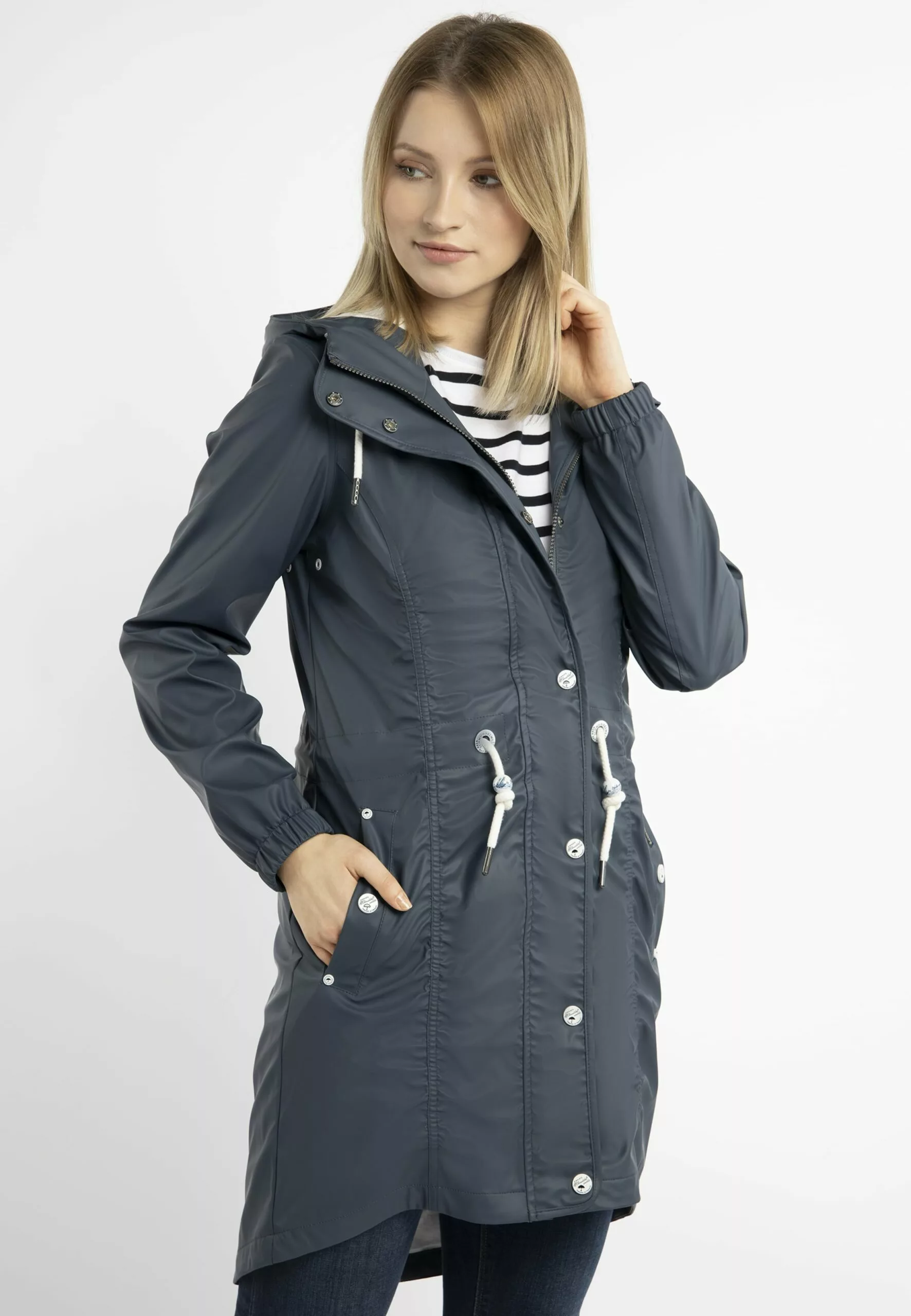 Schmuddelwedda Manteaux De Pluie Manteau Fonctionnel Femme Bleu Marine 4 Schmuddelwedda Manteaux De Pluie Manteau Fonctionnel Femme Bleu Marine – Image 2