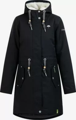 Schmuddelwedda Parkas Parka D’hiver Femme Noir
