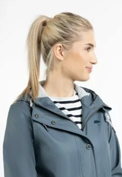 Schmuddelwedda Vestes De Mi-saison Veste Mi-saison Femme Bleu-gris -Schmuddelwedda Ventes 28da01b5dd8dfe85a6e830ee006d9cd0