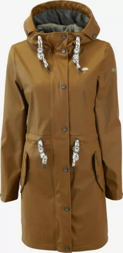 Schmuddelwedda Manteaux De Pluie Manteau Fonctionnel Femme Beige Foncé