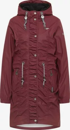 Schmuddelwedda Manteaux De Pluie Manteau Fonctionnel 3 In 1 Femme Bordeaux
