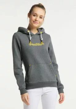Schmuddelwedda Sweats à Capuche Sweat-shirt St. Peter-Ording Femme Gris Chiné -Schmuddelwedda Ventes 315ea9ecd574bacbb562fcd1f1580549