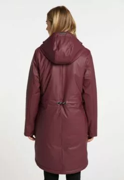 Schmuddelwedda Manteaux De Pluie Manteau Mi-saison Femme Bordeaux -Schmuddelwedda Ventes 32a069b7fd31ed4fbcfcdef4cf54efcf