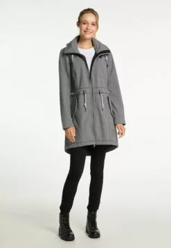 Schmuddelwedda Manteaux De Pluie Manteau Fonctionnel Femme Gris Chiné -Schmuddelwedda Ventes 33cee6140003352562142bd501c0f36a