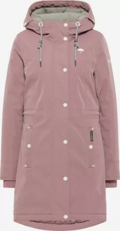 Schmuddelwedda Manteaux Dhiver Manteau D’hiver Femme Rose Ancienne