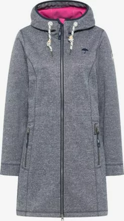 Schmuddelwedda Manteaux De Pluie Manteau Fonctionnel Femme Bleu Chiné