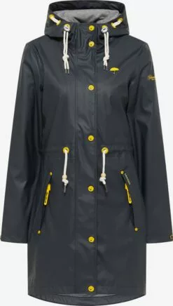 Schmuddelwedda Manteaux De Pluie Manteau Mi-saison Femme Bleu Outremer