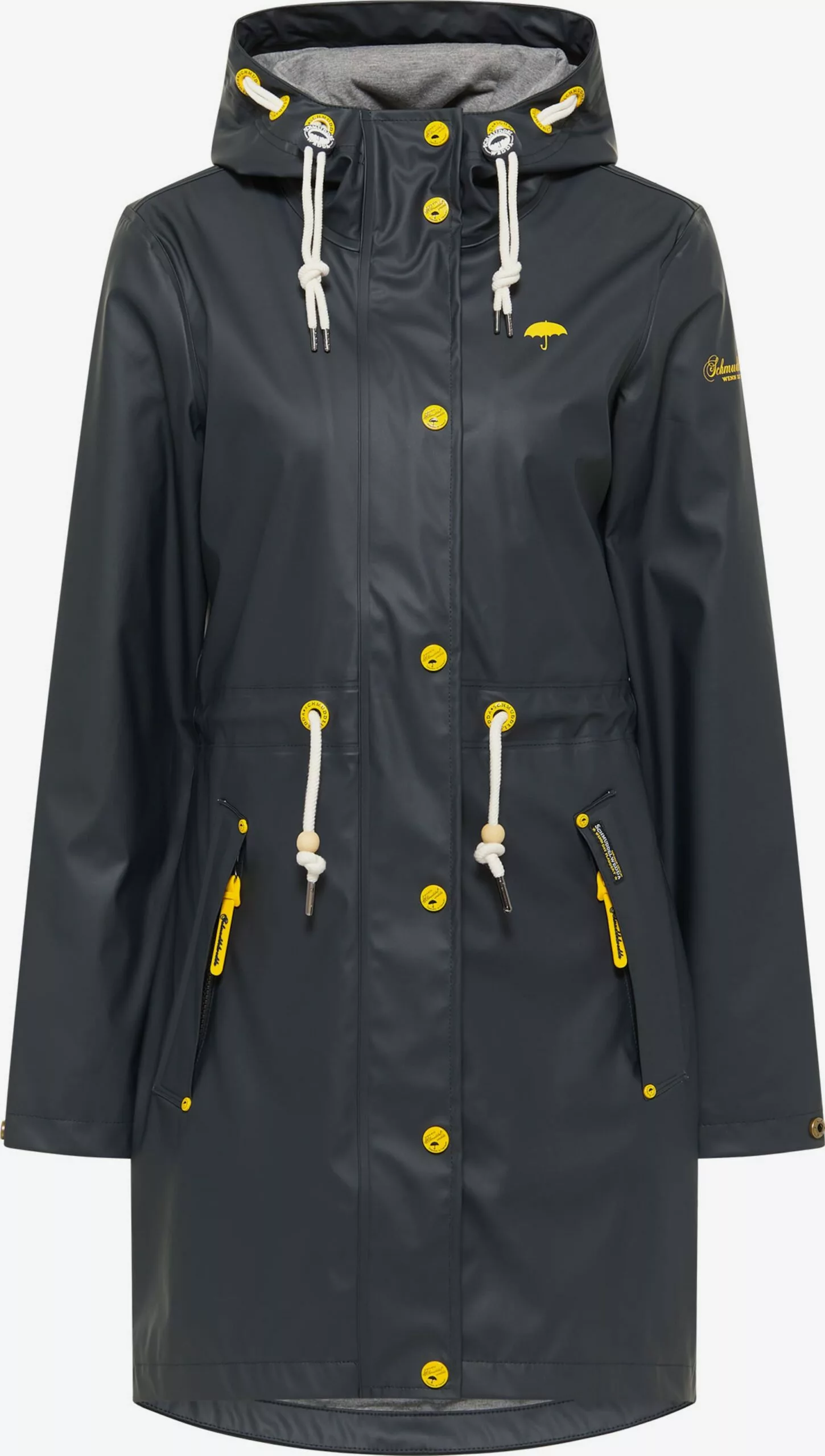 Schmuddelwedda Manteaux De Pluie Manteau Mi-saison Femme Bleu Outremer 3 Schmuddelwedda Manteaux De Pluie Manteau Mi-saison Femme Bleu Outremer