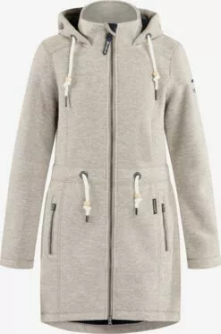 Schmuddelwedda Vestes Dextérieur Veste En Polaire Femme Beige Chiné