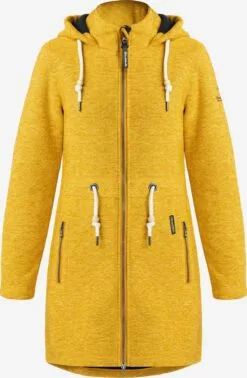Schmuddelwedda Vestes Dextérieur Veste En Polaire Femme Jaune Chiné