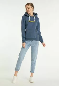 Schmuddelwedda Sweats à Capuche Sweat-shirt Hamburg Hafencity Femme Bleu Chiné -Schmuddelwedda Ventes 41d586c62a12de6e669eff0e7f3819e9