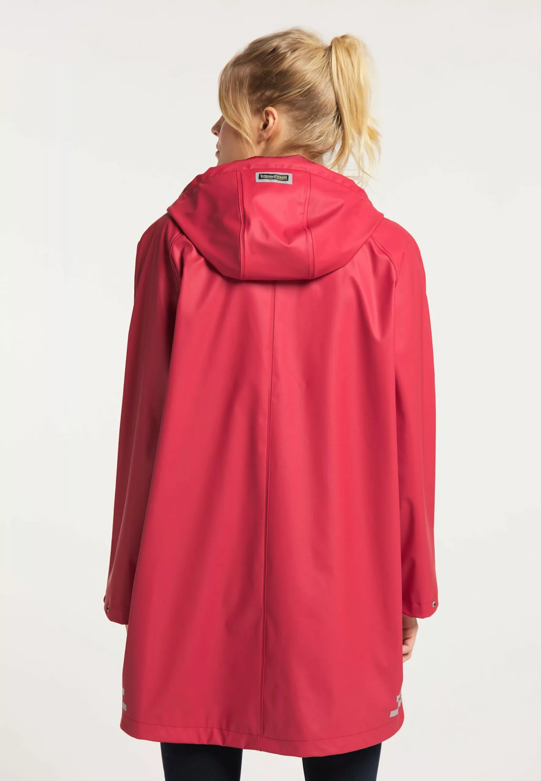 Schmuddelwedda Manteaux De Pluie Manteau Mi-saison Femme Rouge 5 Schmuddelwedda Manteaux De Pluie Manteau Mi-saison Femme Rouge – Image 3