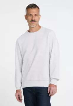 Schmuddelwedda Sweatshirts Sweat-shirt Homme Blanc Chiné -Schmuddelwedda Ventes 436119802cce5781d6e62221b7ba3c64