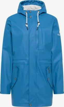Schmuddelwedda Vestes De Mi-saison Parka Mi-saison Homme Bleu Roi