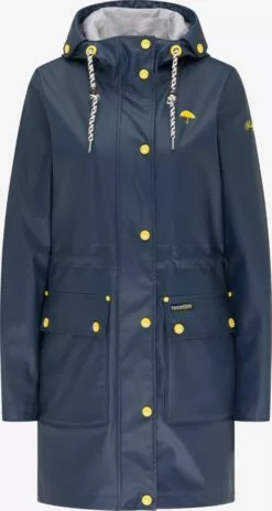 Schmuddelwedda Parkas Parka Mi-saison Femme Marine