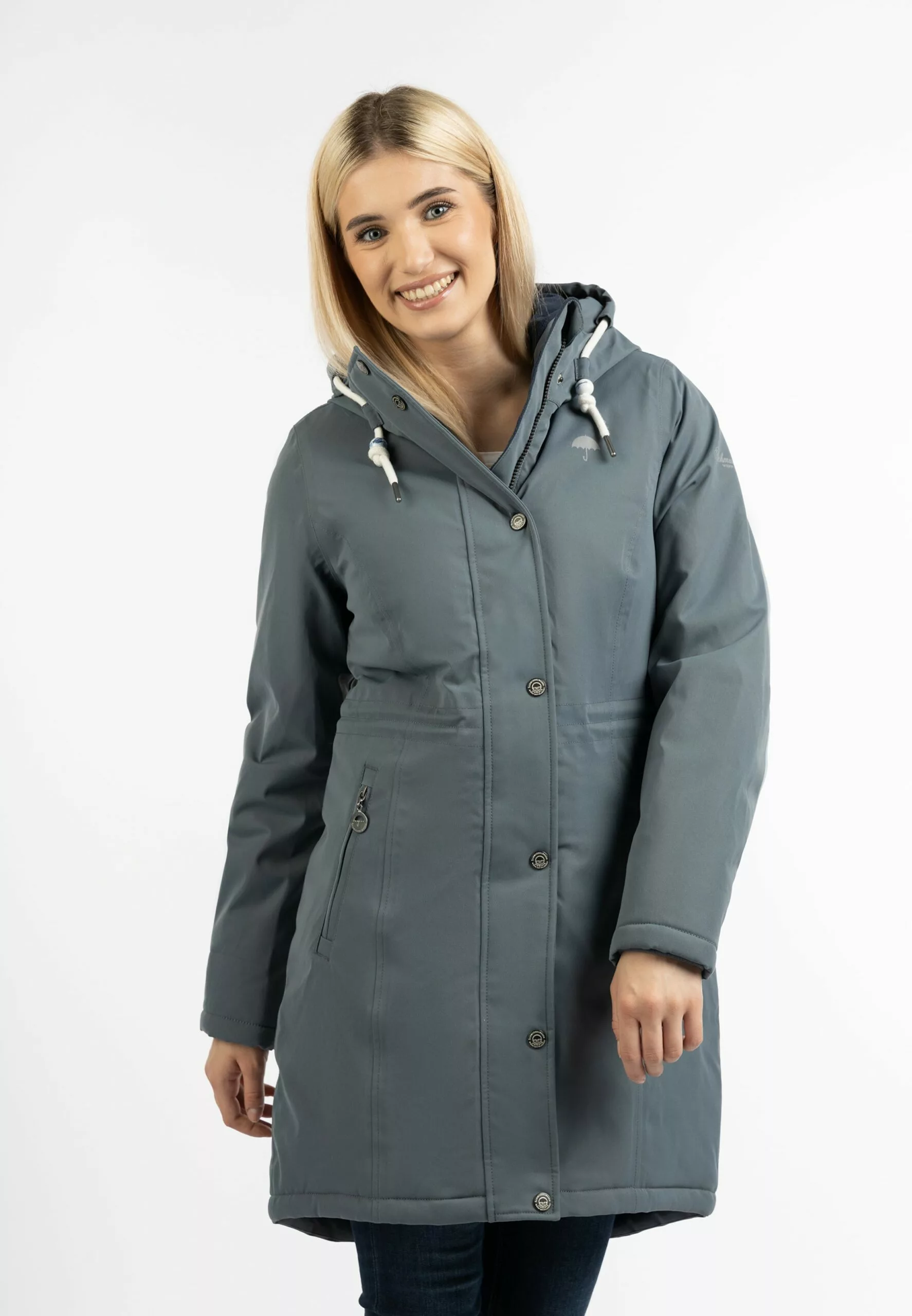 Schmuddelwedda Manteaux De Pluie Manteau Fonctionnel Femme Graphite / Greige 4 Schmuddelwedda Manteaux De Pluie Manteau Fonctionnel Femme Graphite / Greige – Image 2