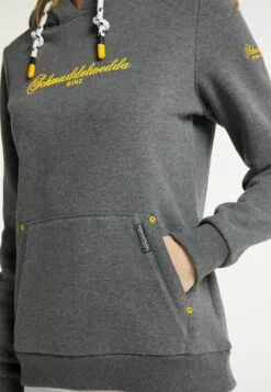 Schmuddelwedda Sweats à Capuche Sweat-shirt Binz Femme Gris Chiné -Schmuddelwedda Ventes 4a03dbbb2e4ae8a93fe78467e496a701