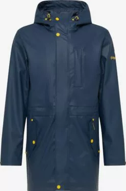 Schmuddelwedda Vestes De Mi-saison Parka Mi-saison Homme Bleu Foncé