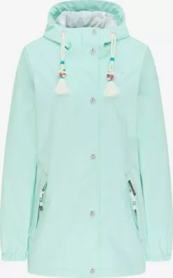Schmuddelwedda Manteaux De Pluie Manteau Fonctionnel Femme Bleu Clair