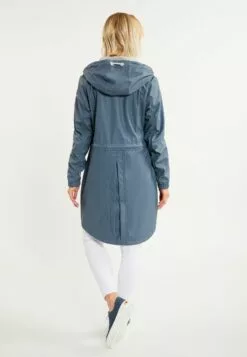 Schmuddelwedda Manteaux De Pluie Manteau Fonctionnel Femme Bleu Fumé -Schmuddelwedda Ventes 550daaba95af41e314be791880a48184