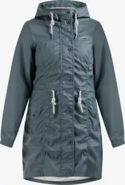 Schmuddelwedda Manteaux De Pluie Manteau Fonctionnel Femme Bleu-gris