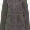 Schmuddelwedda Vestes Dextérieur Veste En Polaire Femme Gris Basalte
