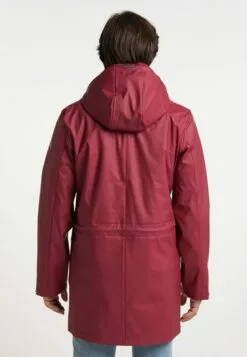 Schmuddelwedda Vestes De Mi-saison Parka Mi-saison Homme Rouge Foncé -Schmuddelwedda Ventes 56c95ae6a437e4c9b2c312fe89cab317