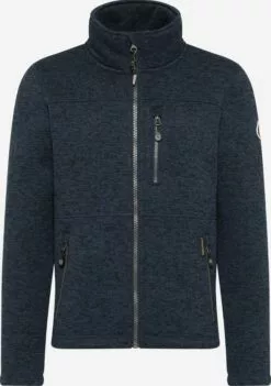 Schmuddelwedda Vestes En Polaire Veste En Polaire Homme Bleu Chiné