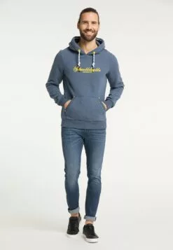 Schmuddelwedda Sweats à Capuche Sweat-shirt Hamburg Hafencity Homme Bleu-gris -Schmuddelwedda Ventes 5c6c2a417eb8856d2079468275341863