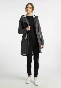 Schmuddelwedda Parkas Parka Mi-saison Femme Anthracite -Schmuddelwedda Ventes 5cbce055f82f978a864fd0c43892c818