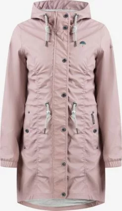 Schmuddelwedda Manteaux De Pluie Manteau Fonctionnel Femme Rose Pastel