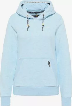 Schmuddelwedda Sweats à Capuche Sweat-shirt Femme Bleu Clair