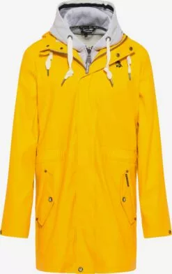 Schmuddelwedda Vestes De Mi-saison Parka Mi-saison Homme Jaune