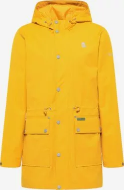 Schmuddelwedda Vestes De Mi-saison Parka Mi-saison Homme Moutarde