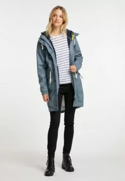 Schmuddelwedda Manteaux De Pluie Manteau Fonctionnel Femme Bleu-gris -Schmuddelwedda Ventes 69ec151a60c62d92a685049b05f474aa