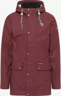 Schmuddelwedda Vestes De Mi-saison Parka Mi-saison Homme Bordeaux